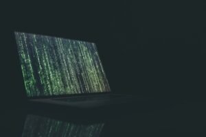 Laptop screen representing the cybersecurity research behind the new passkey attacks