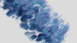 Abstract blue illustration of a neural network representing Gemini 4 Argon's AI performance
