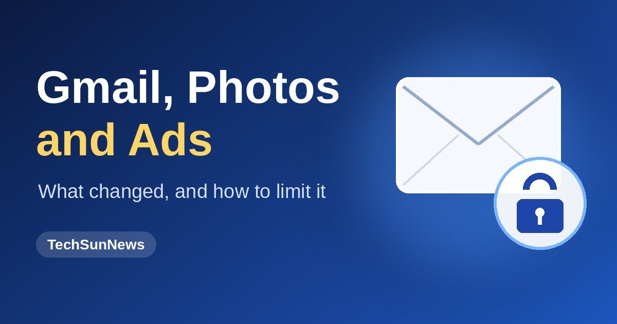 Google Can Use Connected Gmail and Photos Data for Ads: How to Limit It